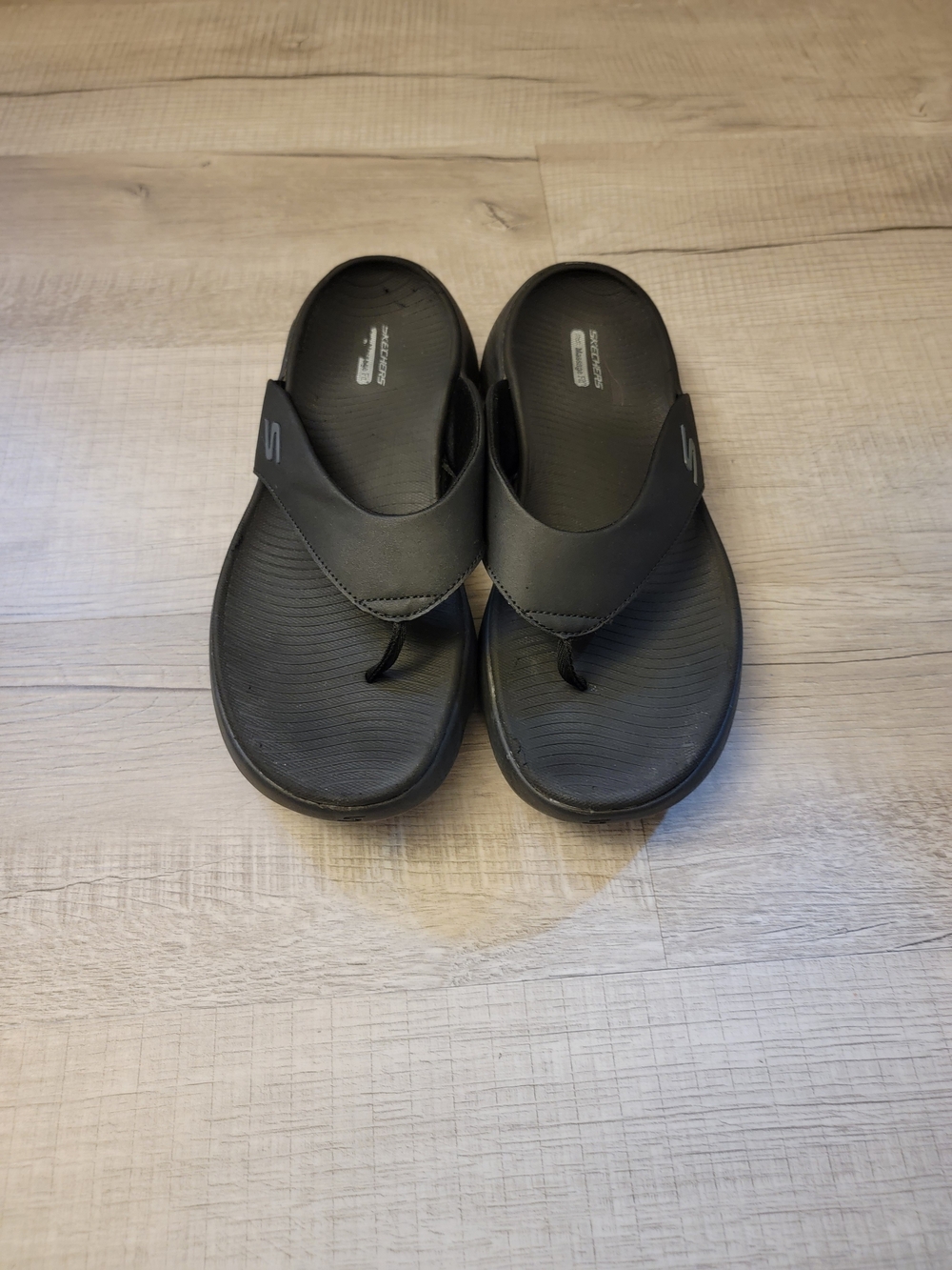 Skechers Black Men's Flip Flop Sandals